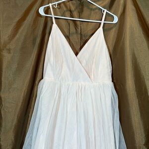 Formal Solid Mesh V neck evening Dress Champagne color by Florcoo